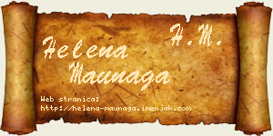 Helena Maunaga vizit kartica
